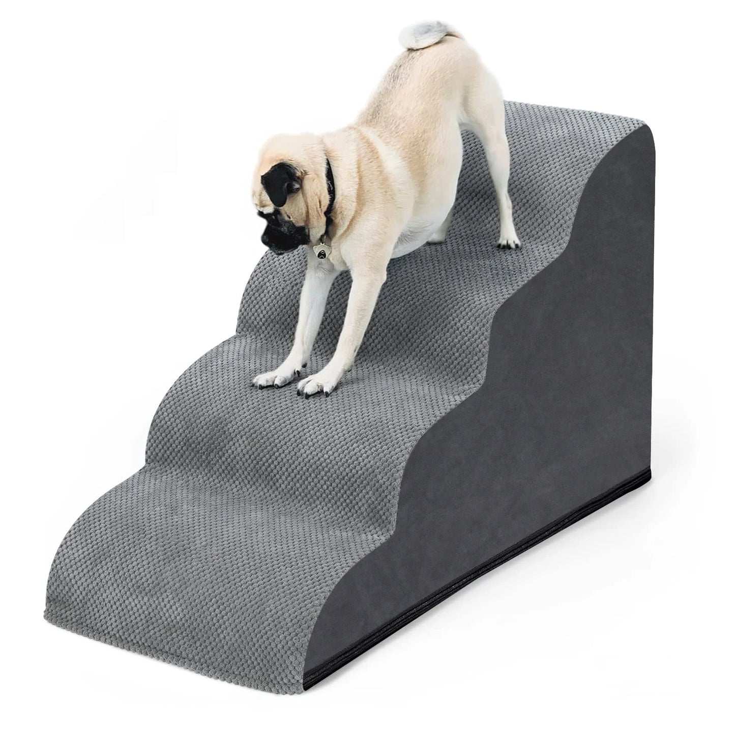 Pet Steps Non-Slip Stairs for Dogs & Cats - Washable, 3-5 Steps