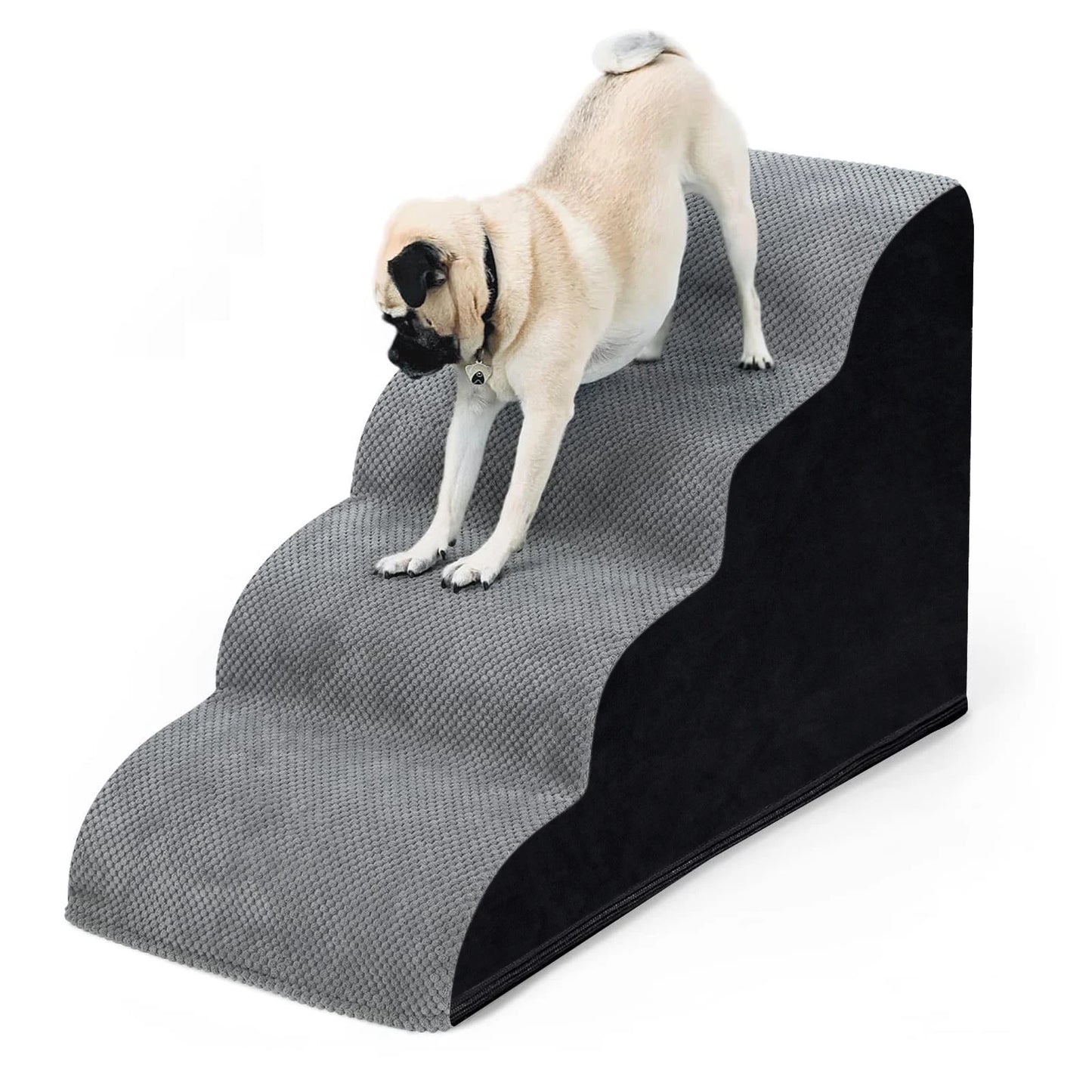 Pet Steps Non-Slip Stairs for Dogs & Cats - Washable, 3-5 Steps
